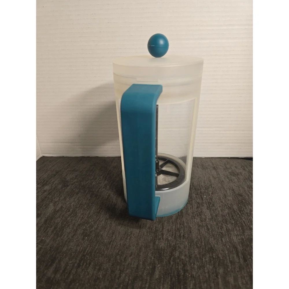 BODUM Bean Sustainable Coffee Maker Extra Lid 8 Cup 34 oz Teal Blue